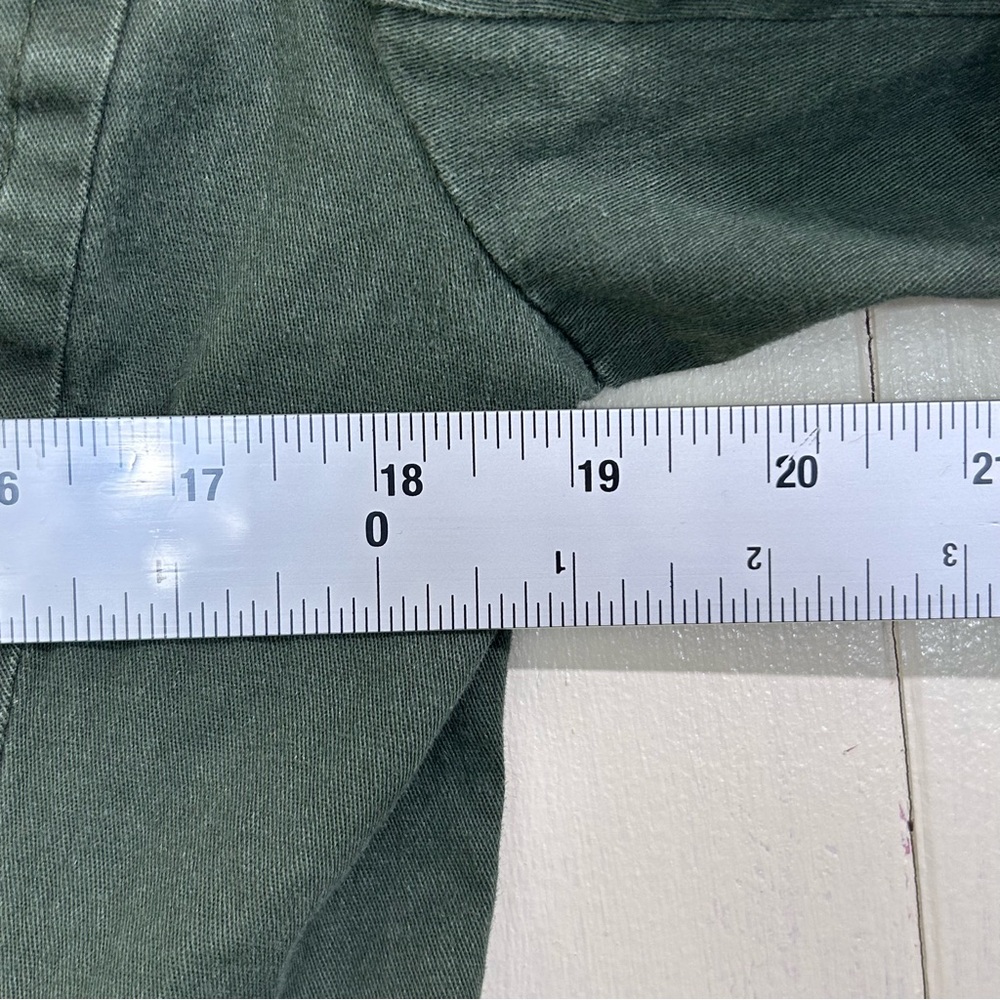 Vintage Painted Jacket Size XL Military Green Utility Jacket Size XL - Picture 13 of 14